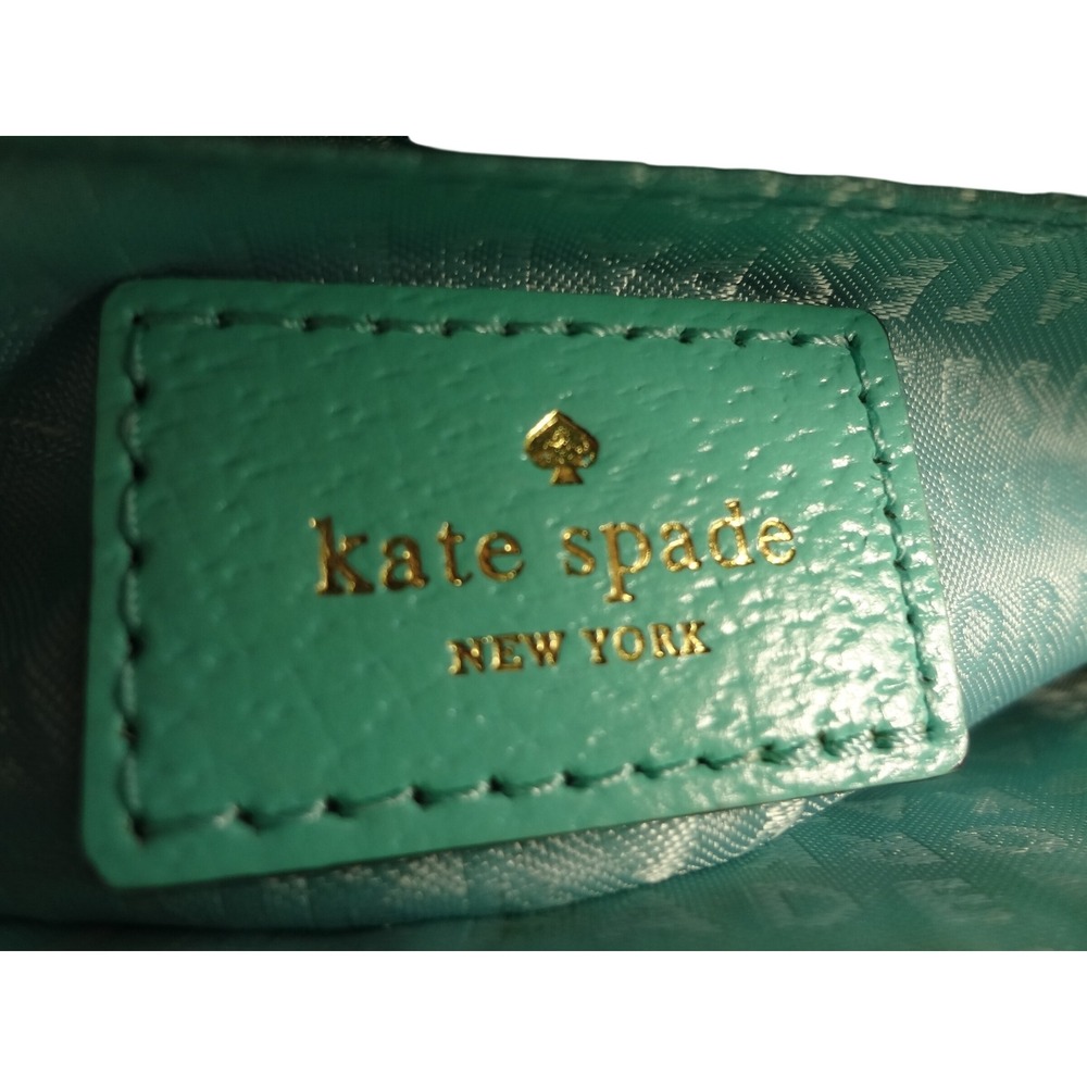 Kate Spade Wellesley Mini Rachelle Dome Satchel/Crossbody Mint Green Leather - Picture 6 of 6